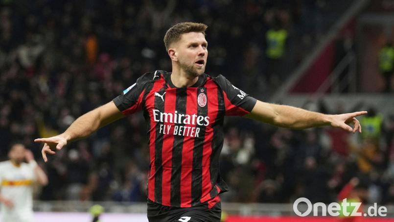 Niclas Füllkrug will sich bei der AC Milan für die WM im Sommer empfehlen. (Archivbild) Bild: Antonio Calanni/AP/dpa