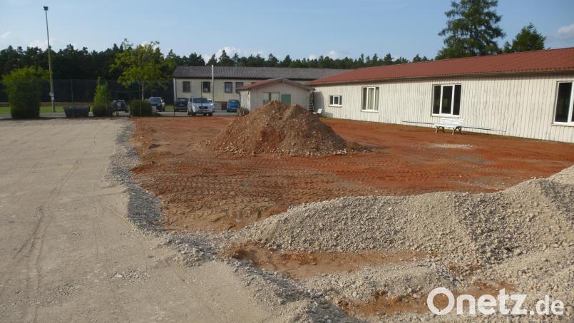 Die Bauarbeiten beim FC Kaltenbrunn für die neue Sport- und Begegnungsstätte haben begonnen. Bild: bk