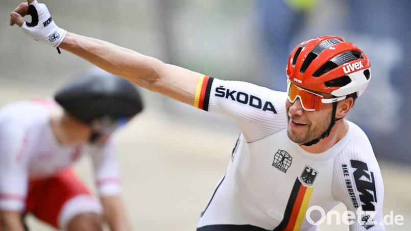 Roger Kluge hat bei der Bahnrad-EM eine Medaille im Omnium geholt. (Archivbild) Bild: Gian Ehrenzeller/KEYSTONE/dpa