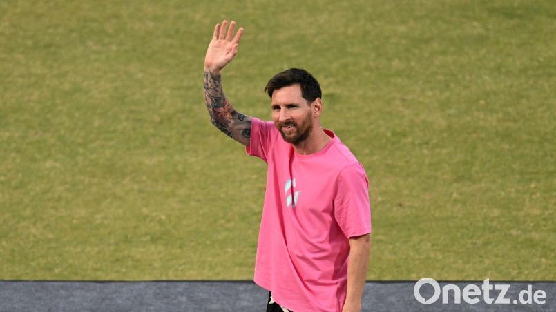 Sein einstiger Jugendclub träumt von einem Intermezzo des Superstars in Rosario. (Archivbild) Bild: Uncredited/AP/dpa