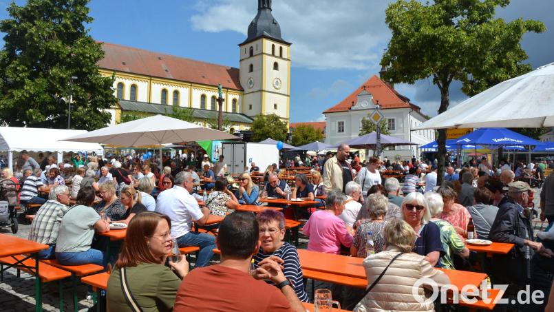 Bestes Wetter zur Mittagszeit am Bürgerfestsonntag. Bild: jr