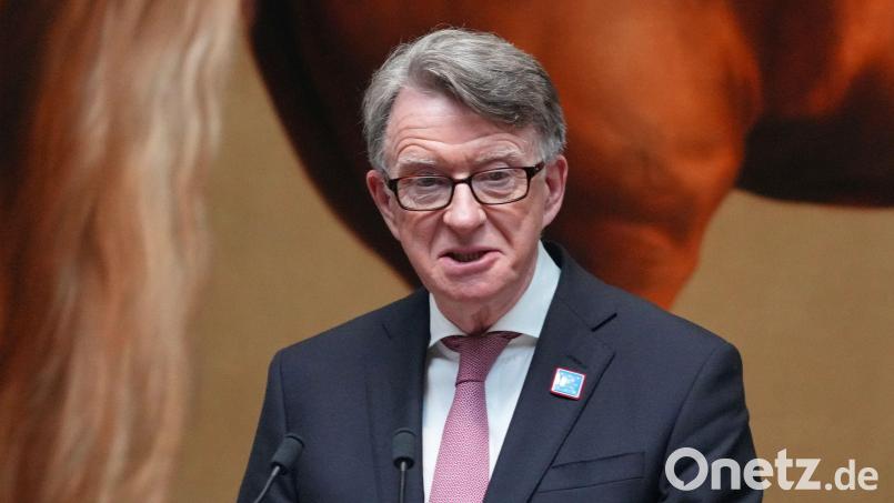 Gegen Peter Mandelson ermittelt die britische Polizei. (Archivbild) Bild: Kirsty Wigglesworth/AP/dpa