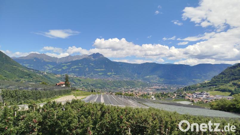 Meran in Sicht: Einer der schönsten Ausblicke für Helmut Seibicke auf der Strecke. Bild: Helmut Seibicke