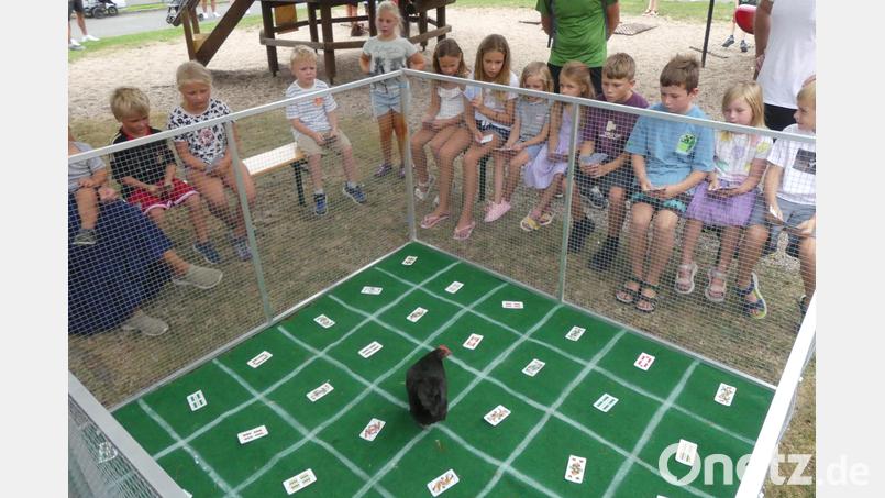 Großes Hoffen beim "Hehnerdreg-Bingo". Das Spiel kam schon beim Kinder- und Jugendfest im vergangenen Jahr gut an. Archivbild: rn