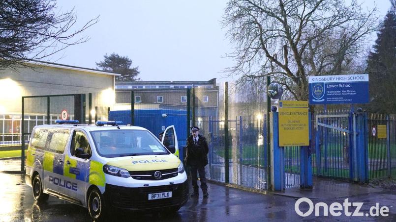 An einer Londoner Schule kam es zu einem Messerangriff. Bild: Ben Whitley/PA Wire/dpa