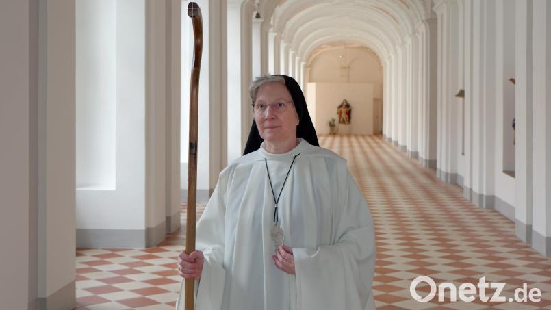 Seit drei Jahrzehnten im Amt ist Äbtissin Laetitia Fech. Der besondere Jahrestag wird am ersten Oktoberwochenende gefeiert, zusammen mit zwei weiteren Jubiläen. Archivbild: Norbert Grüner