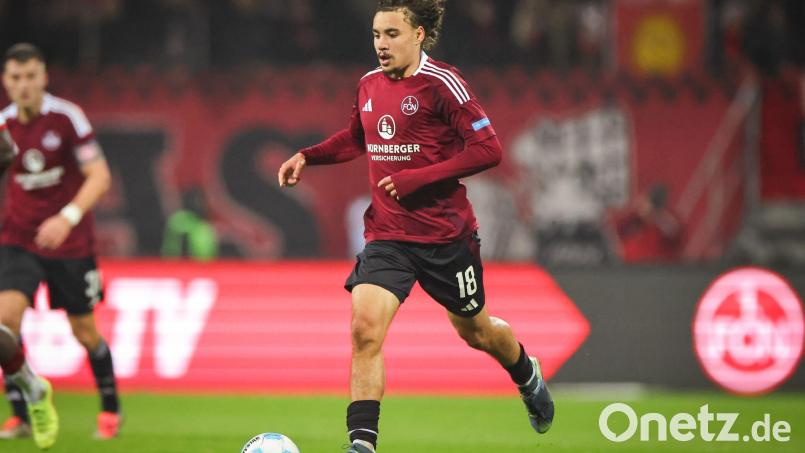 Fehlt dem 1. FC Nürnberg drei Spiele gesperrt: Rafael Lubach. (Archivbild) Bild: Daniel Karmann/dpa