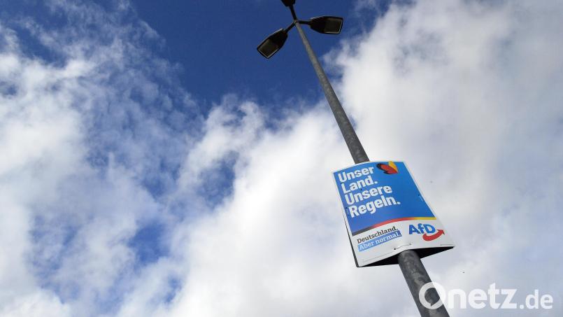 Unbekannte Täter entwenden sechs Wahlplakate der AfD in Nittenau. Symbolbild: Petra Hartl