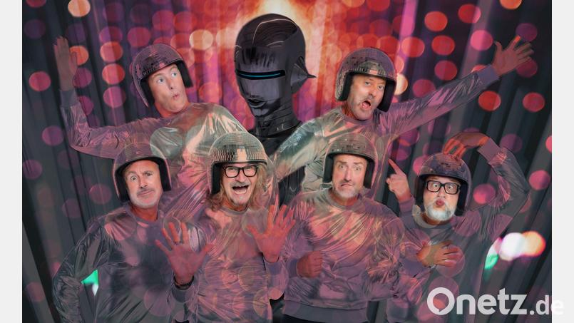 Six Pack sind mit ihrem Programm „Zukunftsmusik – Das Beste von gestern“ am Freitag, 24. Juli, um 20.30 Uhr im Schlosshof in Brand bei Marktredwitz zu Gast. Bild: Lars Kienle/exb