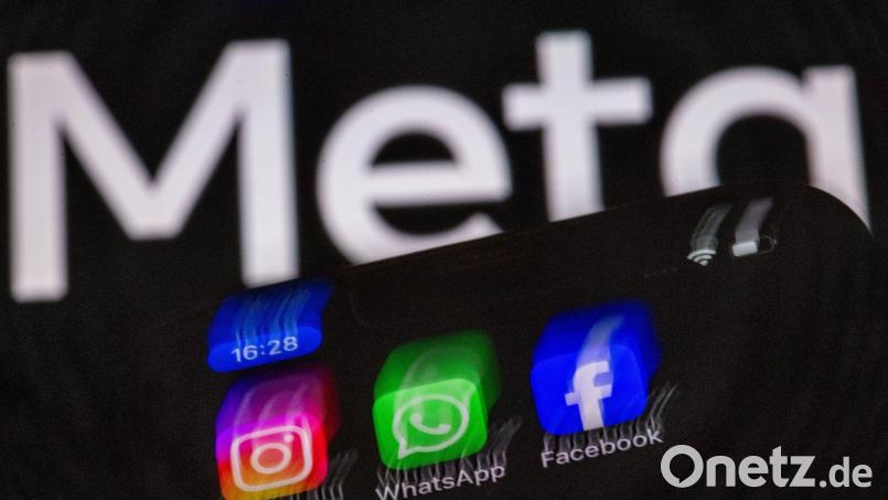 Instagram, WhatsApp und Facebook gehören zu Meta. Bild: Jens Büttner/dpa