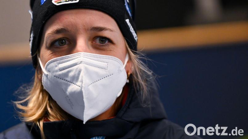Oft mit Maske unterwegs: Franziska Preuß. (Archivbild) Bild: Sven Hoppe/dpa