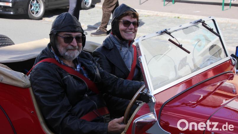 Originell: Ulrike und Gerhard Pröll aus Wunsiedel. Bild: kro