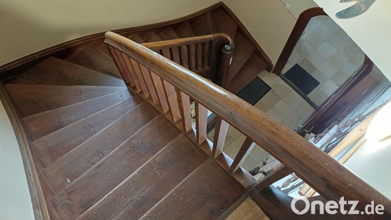 Beschwerlich für ältere oder gehbehinderte Besucher ist der Treppenaufgang im Museum. Eine nach den ILE-Förderrichtlinien geplante Maßnahme ist der Einbau eines Treppenlifts. Bild: Peter Lampl