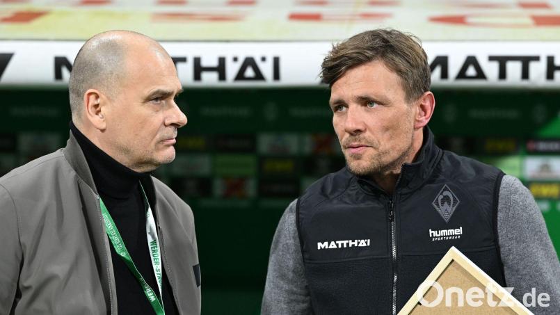 Werder-Boss Klaus Filbry hält weiter zu Sport-Geschäftsführer Clemens Fritz. (Archivbild) Bild: ---/dpa
