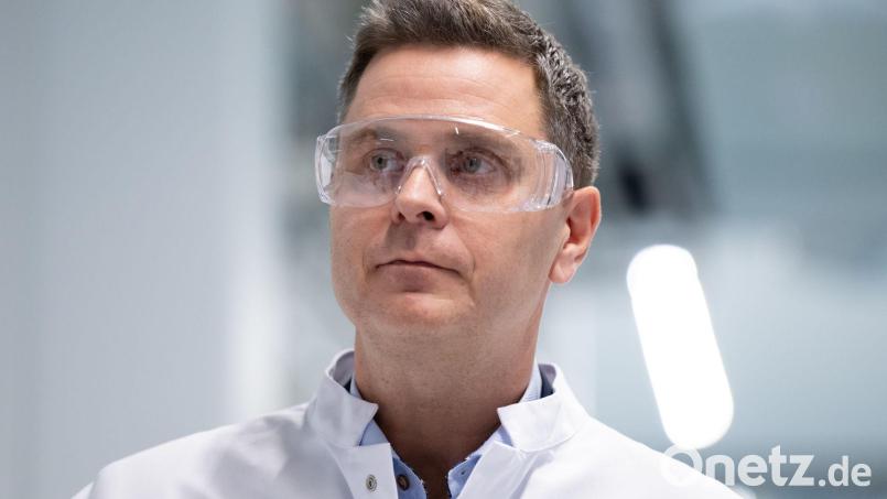 Roche-Geschäftsführer Thomas Schinecker. Bild: Sven Hoppe/dpa Pool/dpa