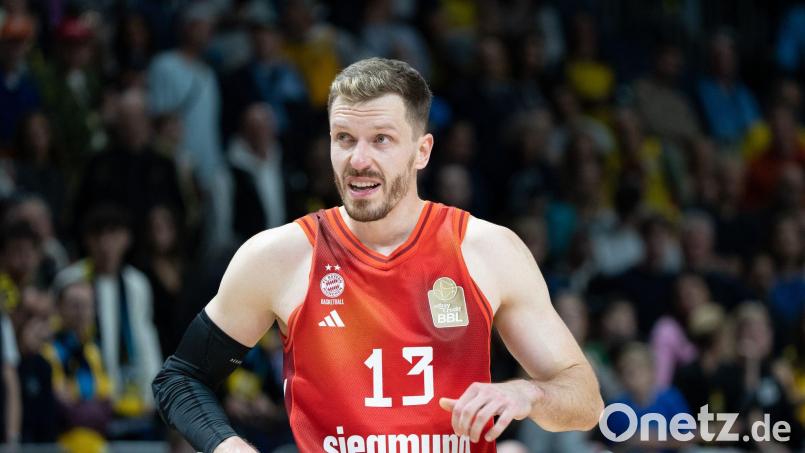 Trotz 33 Punkten von Andreas Obst verlieren die Bayern-Basketballer in Tel Aviv. (Archivbild) Bild: Soeren Stache/dpa
