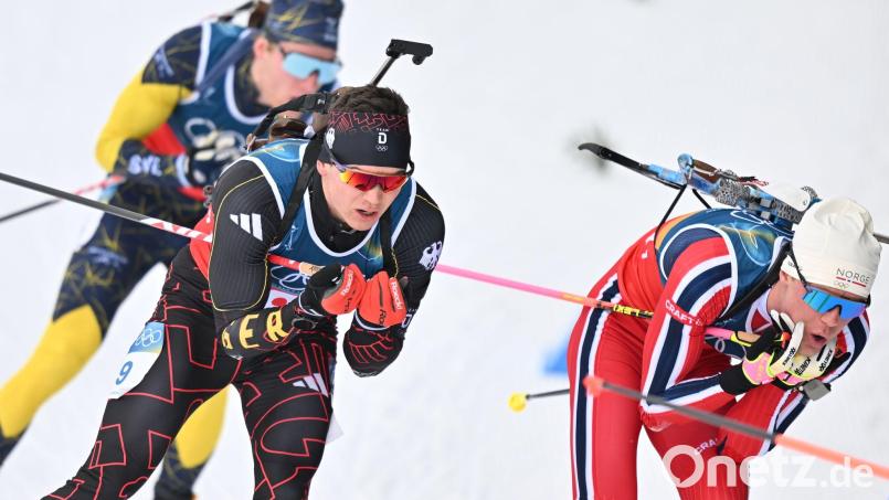 Justus Strelow darf im Olympia-Sprint ran. Bild: Hendrik Schmidt/dpa