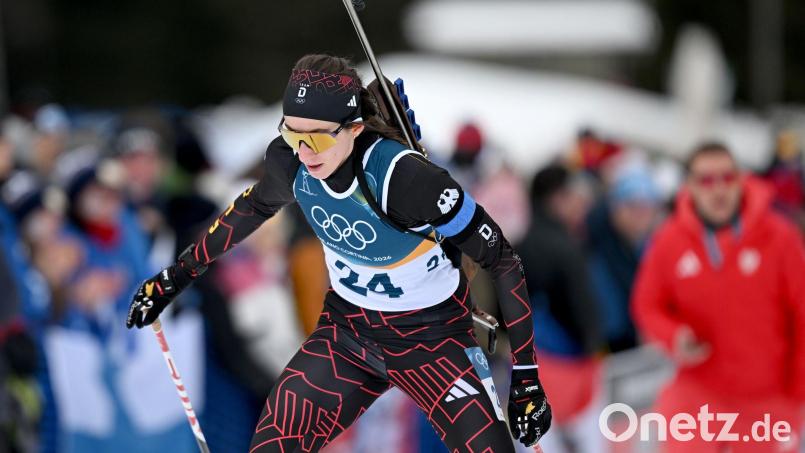 Vanessa Voigt lief knapp 13 Sekunden an Bronze vorbei. Bild: Hendrik Schmidt/dpa