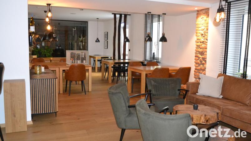 Im Restaurant "Holzfellas" können bald wieder Gäste speisen. Bild: Thorsten Schreiber