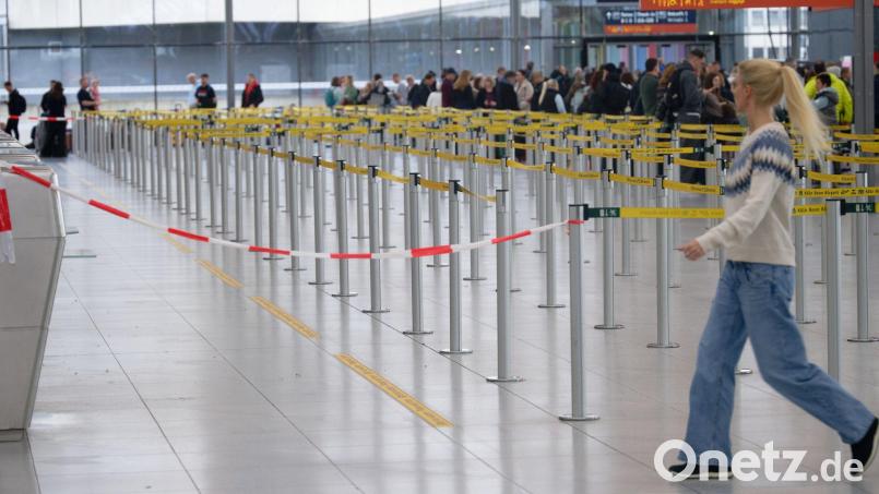 Der Betrieb am Flughafen Köln/Bonn war zeitweilig gestört. Bild: Henning Kaiser/dpa