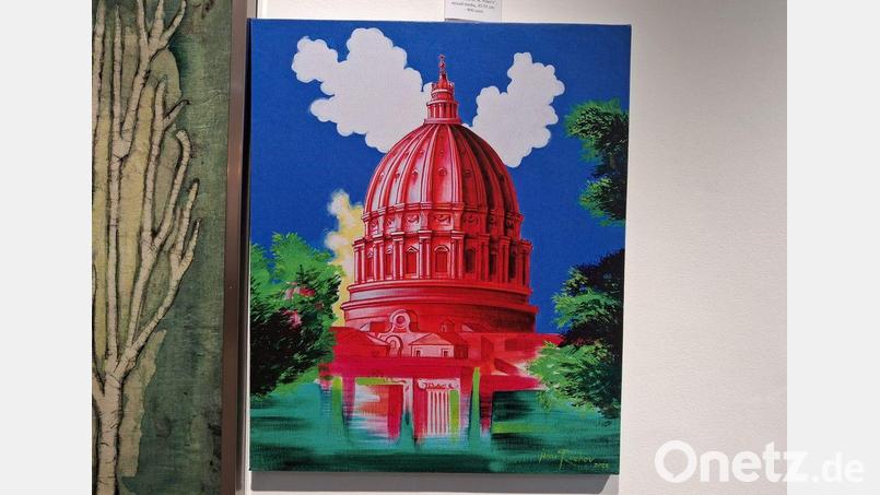 Dieses Gemälde des berühmten bulgarischen Künstlers Ilian Rachov wird unter anderem in der Galerie "Asha" gezeigt. Es ist eines von vielen Werken der 14 bulgarischen Künstlerinnen und Künstler, die zeitgleich in Rom und Tirschenreuth ausstellen. Bild: Ilian Rachov