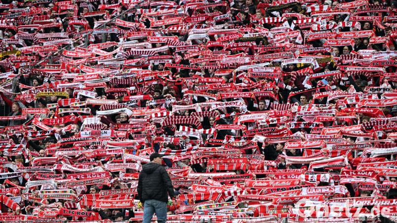Beim Spiel in Stuttgart wird ein Teil der Kölner Fans fehlen. (Archivbild) Bild: Federico Gambarini/dpa