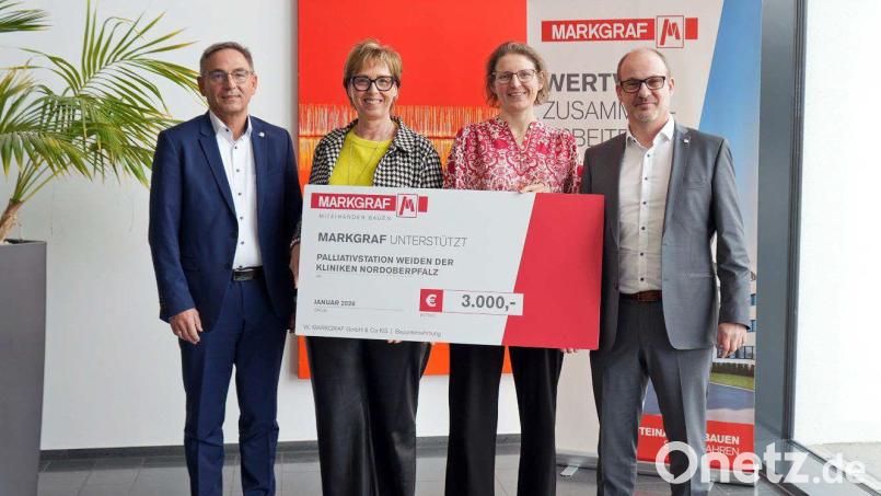 Die Bauunternehmung MARKGRAF hat mit ihrer diesjährigen Jahresspende insgesamt 31.000 Euro an verschiedene soziale Projekte und Institutionen verteilt. Bild: Markgraf GmbH &amp; Co KG