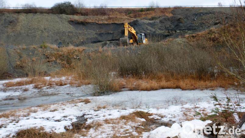 Die Tongrube am Barbaraberg im Eigentum der Gemeinde ist für die Kommune ein kleiner Schatz. Das Bergamt verlängerte nun die Abbaugenehmigung bis 31. Dezember 2029. Bild: Robert Dotzauer