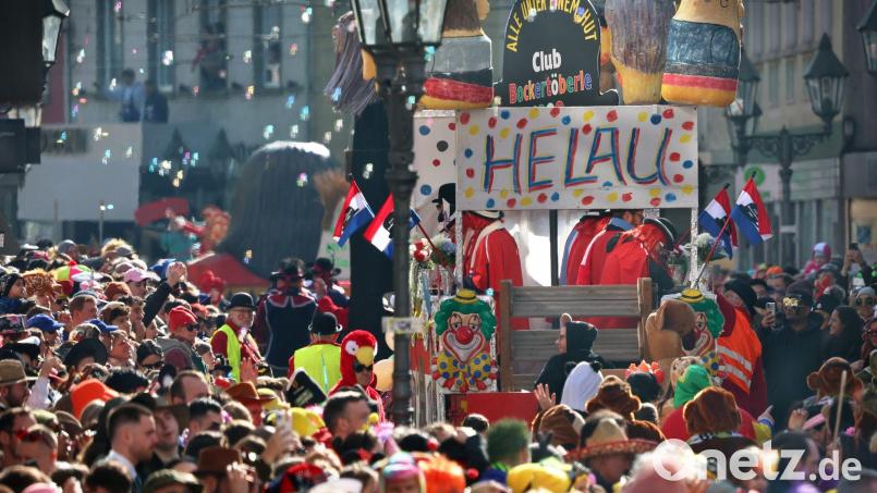 Jährlich zieht es tausende Zuschauer zu den Faschingsumzügen nach Franken. (Archivbild) Bild: Karl-Josef Hildenbrand/dpa