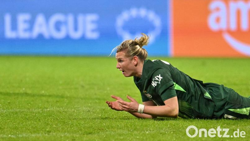 Die Meisterschaft ist für Wolfsburgs Stürmerin Alexandra Popp nach dem Remis gegen Essen weit entfernt. (Archivbild) Bild: Swen Pförtner/dpa