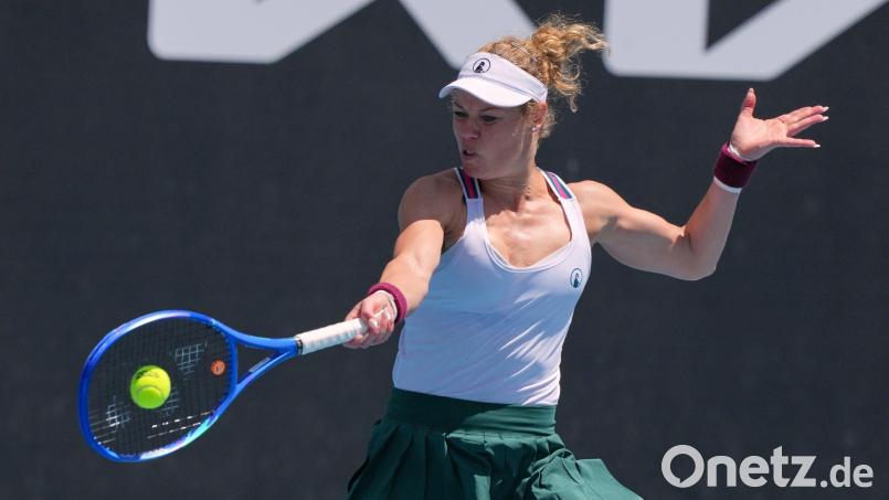 Laura Siegemund war in Dubai zum Auftakt ohne Chance. (Archivbild) Bild: Dar Yasin/AP/dpa