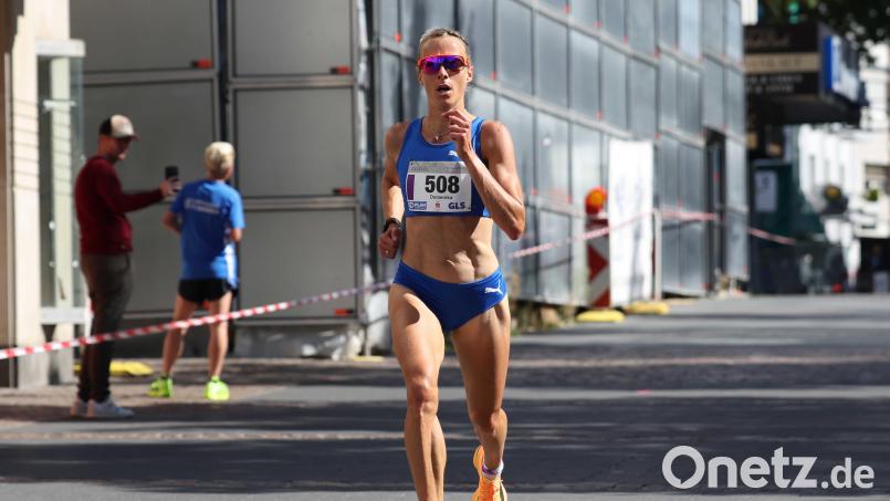 Domenika Mayer verbesserte in Barcelona ihre Halbmarathon-Bestzeit auf 1:08:06 Stunden Archivbild: Theo Kiefner