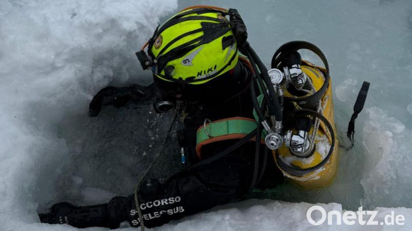 Auch die Suche von Tauchern brachte keinen Erfolg. Bild: -/Italienische Bergwacht/dpa