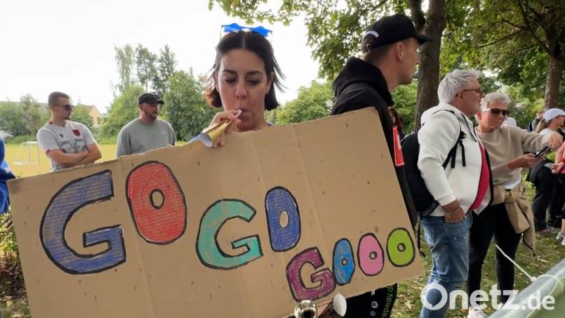 Beim Firmenlauf Amberg-Sulzbach sind auch Unterstützer am Straßenrand gern gesehen. Symbolbild: Heike Unger