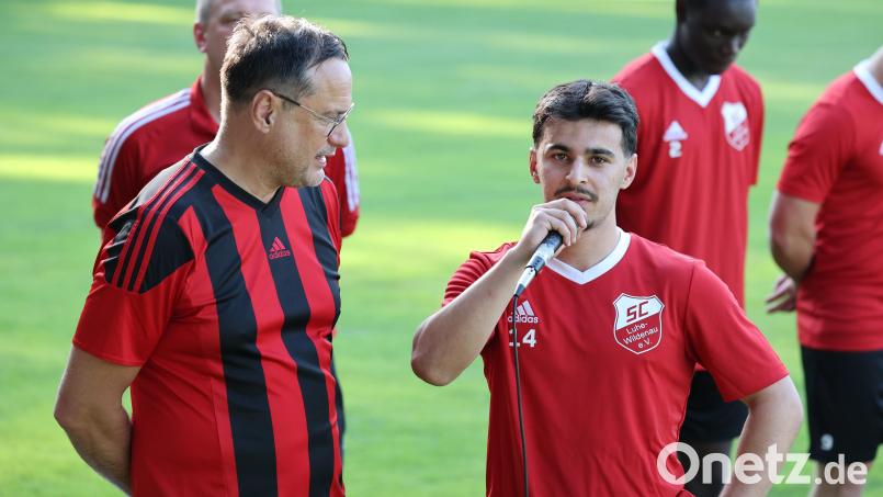 Odijoni Anushervoni (rechts) steht dem SC Luhe-Wildenau ab sofort nicht mehr zur Verfügung. Archivbild: Dieter Jäschke