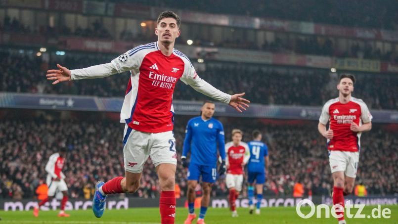 Am Wochenende könnte es so weit sein: Kai Havertz steht vor der erneuten Rückkehr beim FC Arsenal. (Archivbild) Bild: Kin Cheung/AP/dpa