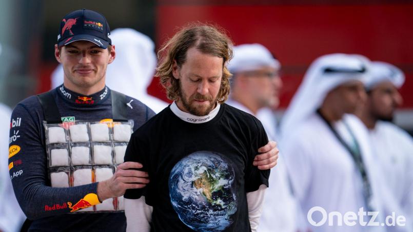 Max Verstappen (l) nimmt Sebastian Vettels Le-Mans-Idee gerne auf. (Archivbild) Bild: James Gasperotti/ZUMA Press Wire/dpa