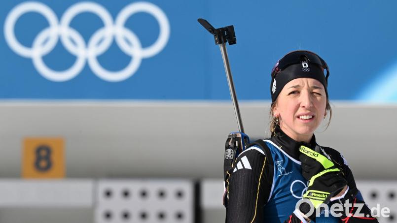 Ein letztes Mal wird Franziska Preuß am Samstag antreten. Bild: Hendrik Schmidt/dpa