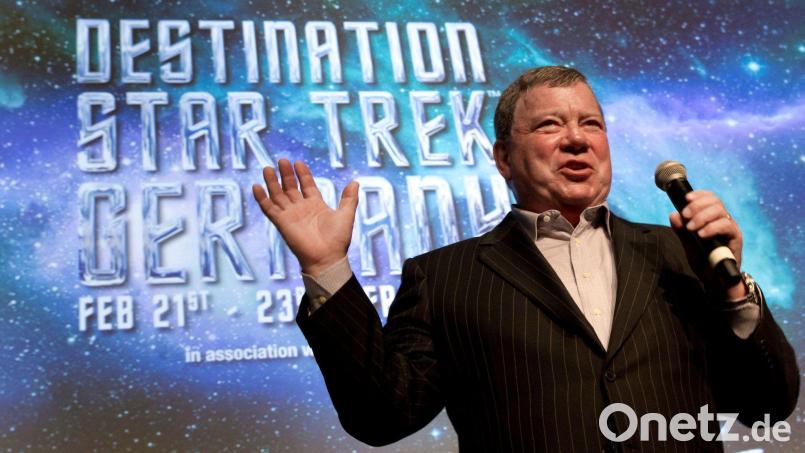 Schauspieler William Shatner will ein Heavy-Metal-Album herausbringen. (Archivbild) Bild: Frank Rumpenhorst/dpa