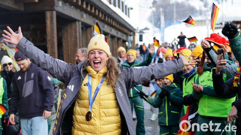 Daniela Maier ist nach ihrem Olympiasieg offen für TV-Auftritte. Bild: Oliver Weiken/dpa