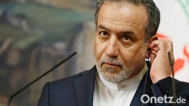 Irans Außenminister Araghtschi stellt eine Verhandlungsrunde mit den USA am Donnerstag in Aussicht. Bild: Tatyana Makeyeva/Pool AFP/dpa