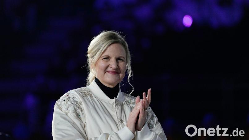 IOC-Präsidentin Kirsty Coventry lobt den italienischen Gastgeber. Bild: Natacha Pisarenko/AP/dpa