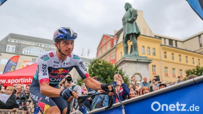 Florian Lipowitz attackierte auf der letzten Etappe der Algarve-Rundfahrt. (Archivbild) Bild: Jan Woitas/dpa