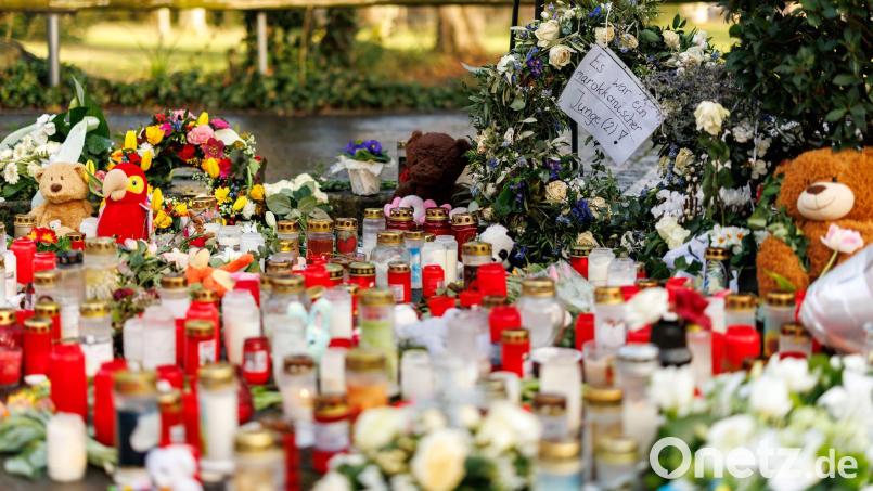 Nach dem tödlichen Messerangriff in Aschaffenburg vergangenes Jahr will die Stadt nun einen Erinnerungsort einrichten. Bild: Daniel Karmann/dpa