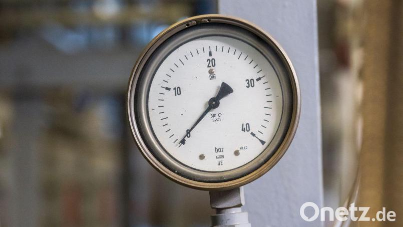 Die bayerischen Gasspeicher sind zum Ende des Winters leer wie nie. (Archivbild) Bild: Peter Kneffel/dpa