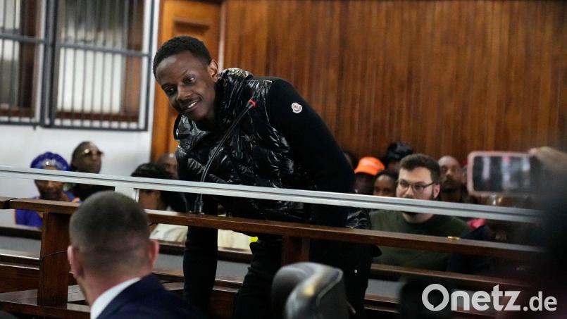 Bellarmine Mugabe vor dem Amtsgericht Alexandra in Johannesburg. Bild: Themba Hadebe/AP/dpa