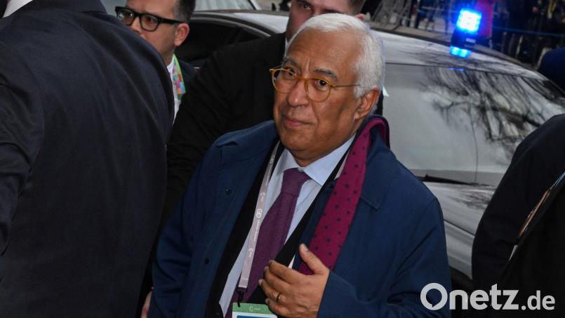 EU-Ratspräsident António Costa Bild: Felix Hörhager/dpa