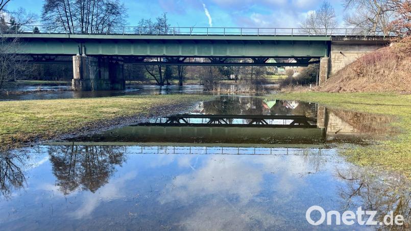 Die Hochwasserlage in Neustadt/WN entspannt sich. Bild: Gabi Schönberger