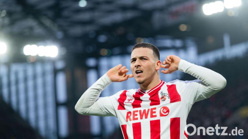 Ein Einsatz von Kölns Said El Mala in Augsburg ist noch fraglich. (Archivbild) Bild: Marius Becker/dpa