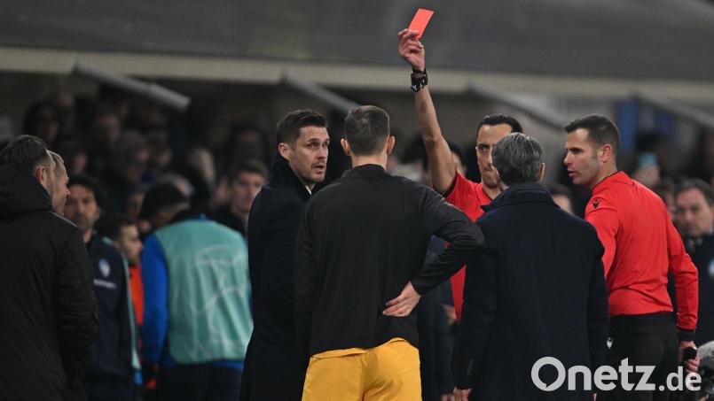 Sah die Rote Karte: Nico Schlotterbeck. Bild: Federico Gambarini/dpa